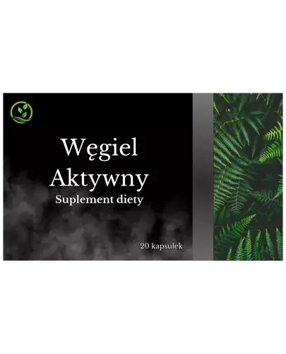 Węgiel Aktywny, Pharma Dot, 20 kapsułek - Dla osób dorosłych