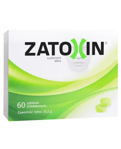 Zatoxin, 60 tabletek powlekanych - Naturalne wyciągi z roślin wspomagają leczenie zatok