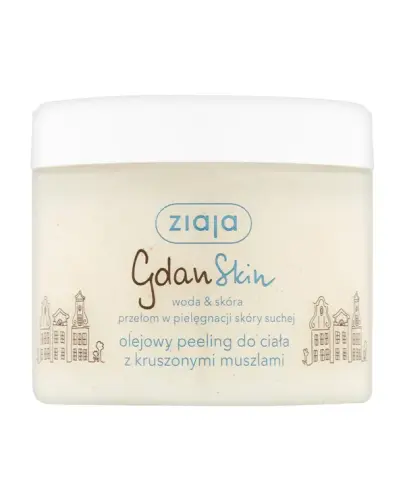 Ziaja GdanSkin Peeling do ciała, 300 ml -  głębokio oczyszczający, olejowy z kruszonymi muszlami